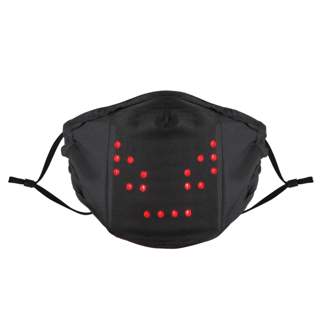 Multi-functional LED Mask Must-Have For Halloween Parties Waterproof Anti-electricity Halloween Mask