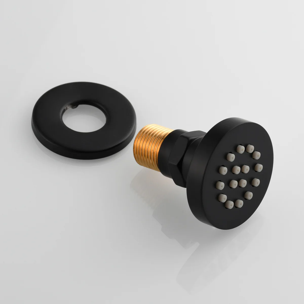 Messing Runde Kleine Top-Spray In-Wand Booster Dusche Dusche Kopf Dusche Regen Washer