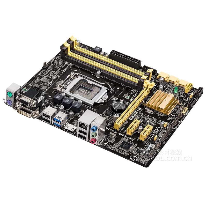 Para intel b85 B85M-G placa-mãe usado original lga 1150 lga1150 ddr3 32gb usb2.0 usb3.0 sata3 desktop mainboard