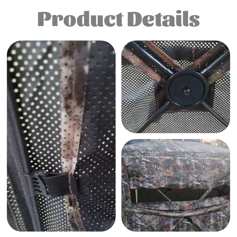 迷彩柄ポップアップハンティングブラインド、簡単設置、地上設置 - Hunting & Outdoor Supplies Carterton Reviews のレビューと価格