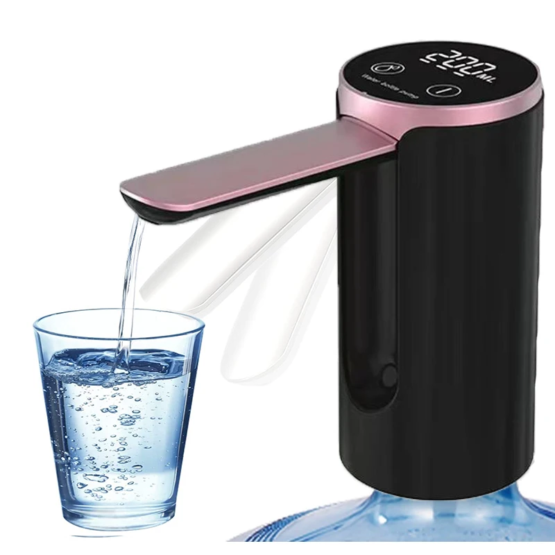 

Digital Display Water Pump,Water Dispenser for Bottle, USB Automatic Electric Water Gallon Bottle Pump Drinking Dispenser