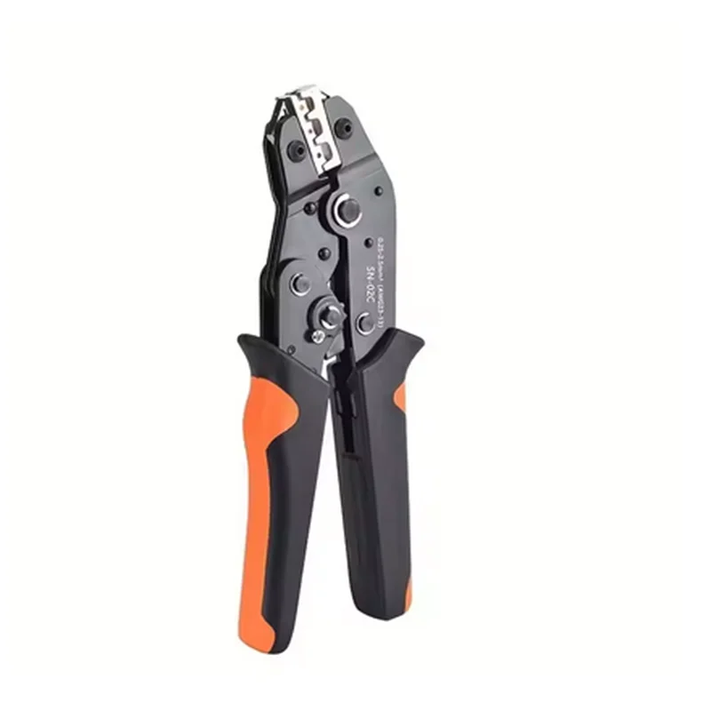SN-02C Draad Krimptang Kit AWG 23-13 Met 280PCS Geïsoleerde Draad Elektrische Connectoren Butt Ring Spade Kabelschoenen assortiment