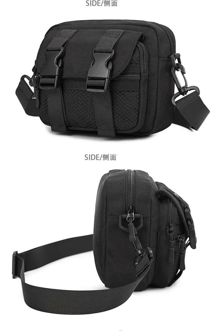 Jeugd Gepersonaliseerde Crossbody Tas Grote Capaciteit Veelzijdige Kleine Telefoon Tas Casual Man 'Schoudertas Heren Messenger Bag