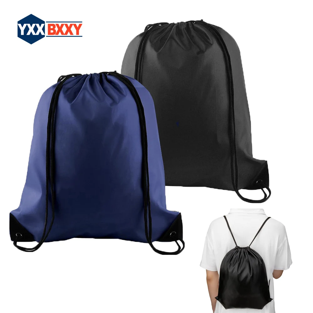 

1PCS Drawstring Backpack Bulk String Backpack Drawstring Bags Cinch Bag Sackpack for Men Women Gym