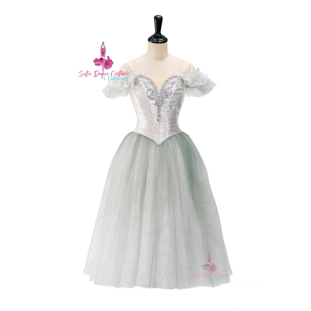 High-end professional ballet TUTU palace style variations competition performance dress High-end custom adult women's costume