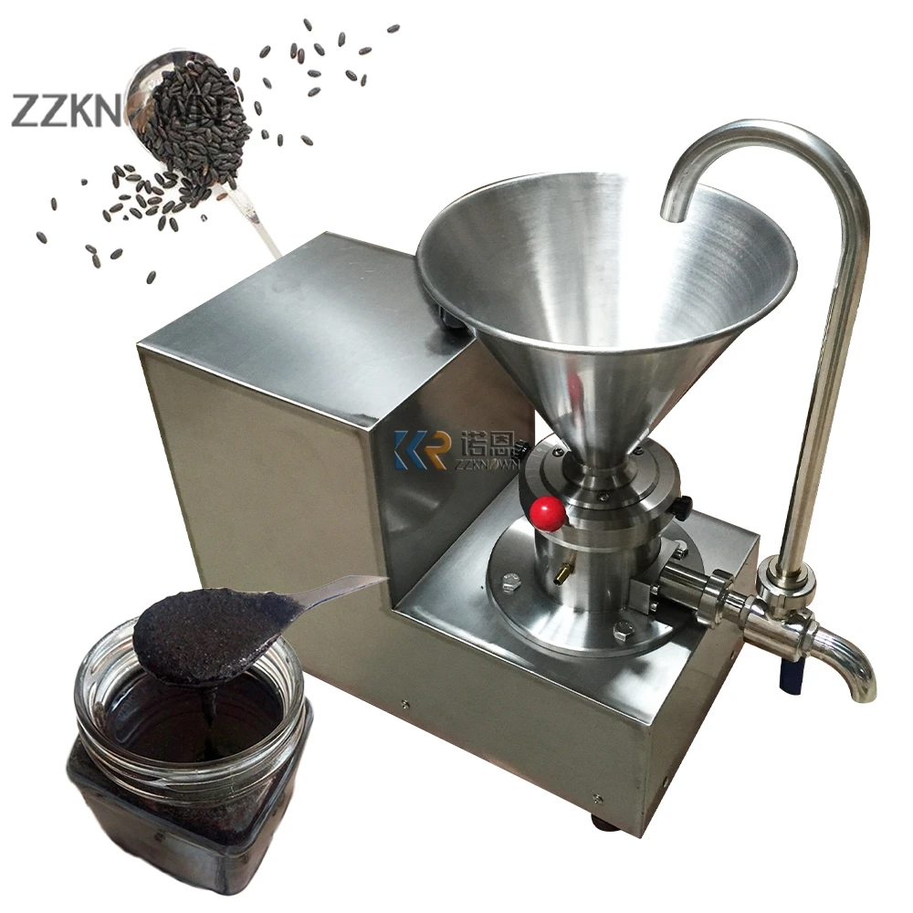 Colloid Mill  Chocolate Sauce Machine Peanut Butter  Making  Machine Tahini Machine Sesame Cocoa Paste Grinder