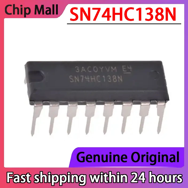 

10PCS Original SN74HC138N 74HC138N DIP-16 Logic Chip Data Selector