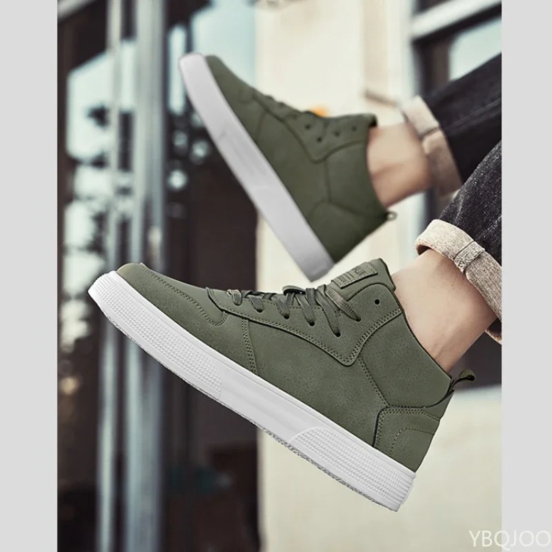 Minimalistische Herren-Plateauschuhe Modische Vielseitige Herren-Sneaker Lässige Bequeme Sportschuhe – Detail 11