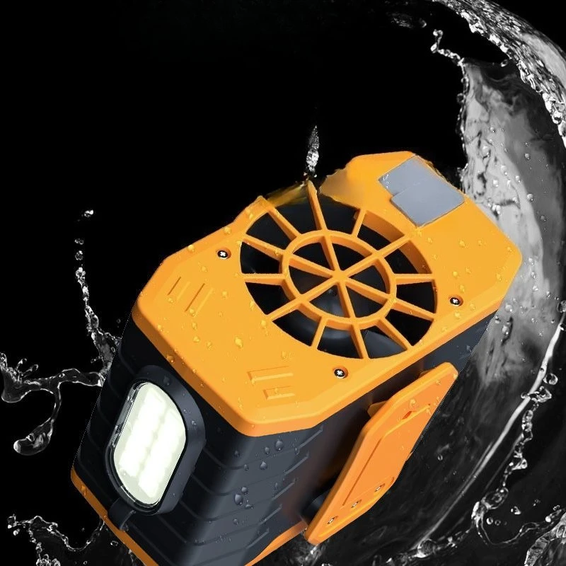 

Waist fan 2024 refrigeration large-capacity construction site, carry air conditioner fan with you