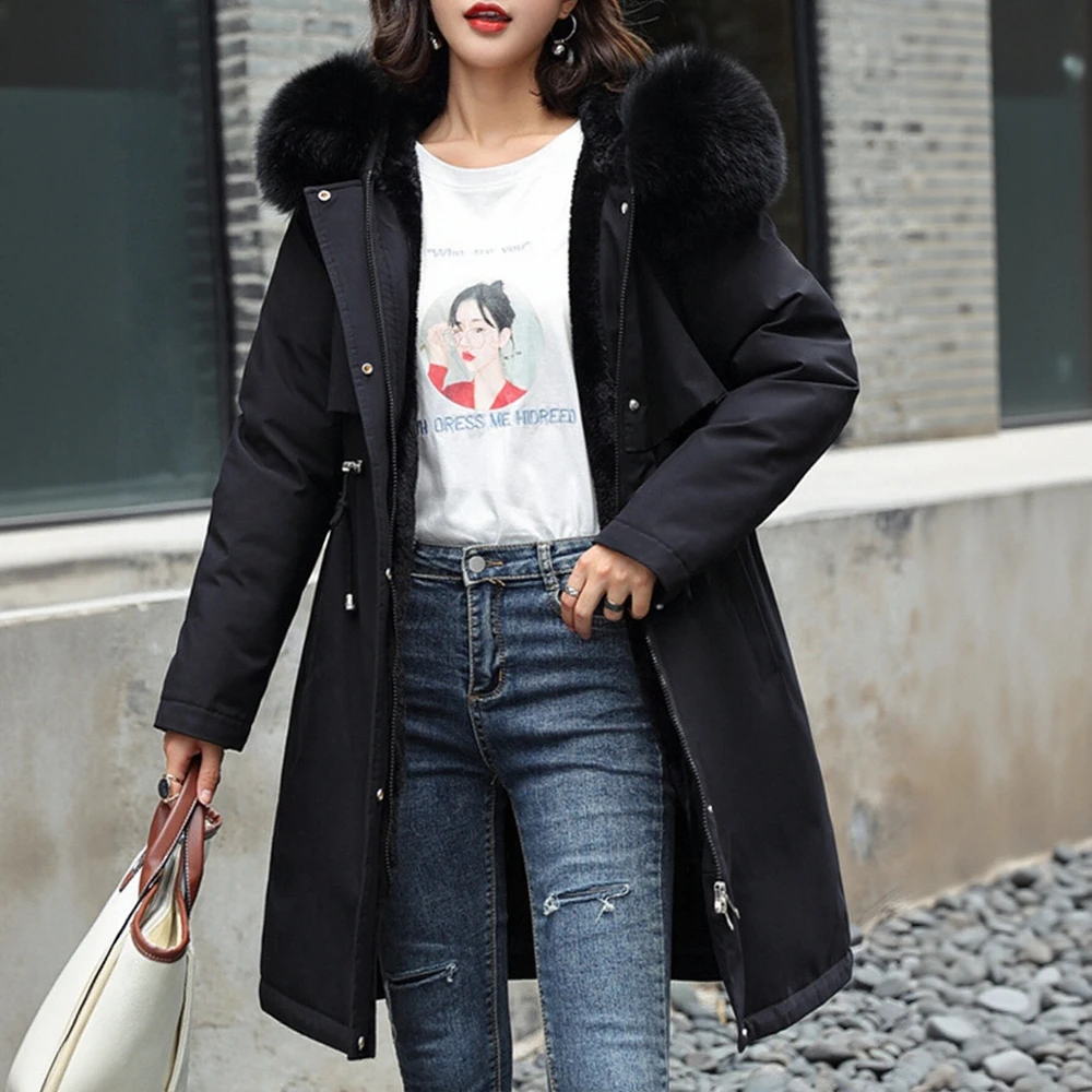 

Casual Long Sleeve Cotton-Padded Jacket Straight Sleeve Style Comfortable Women's Top Fashion Trend No Decoration