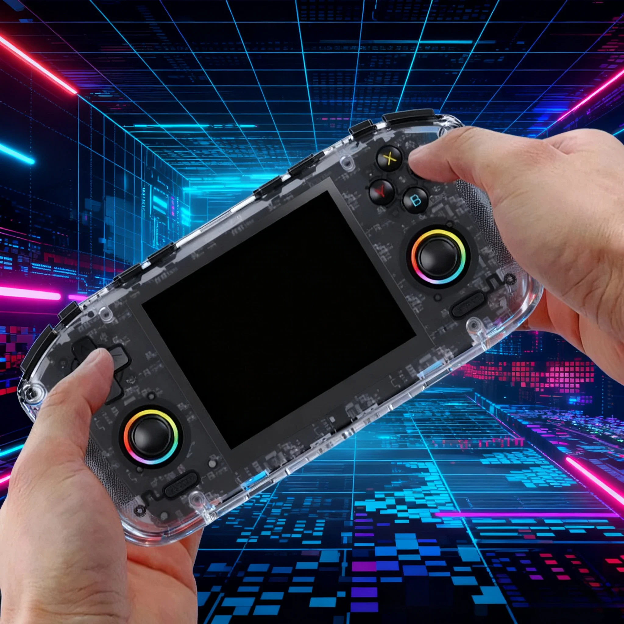 وحدة تحكم ألعاب محمولة ريترو RK35H سعة 64 جيجابايت مع شاشة IPS 3.5 بوصة 20000+ ألعاب كلاسيكية للاعبين لينكس #6