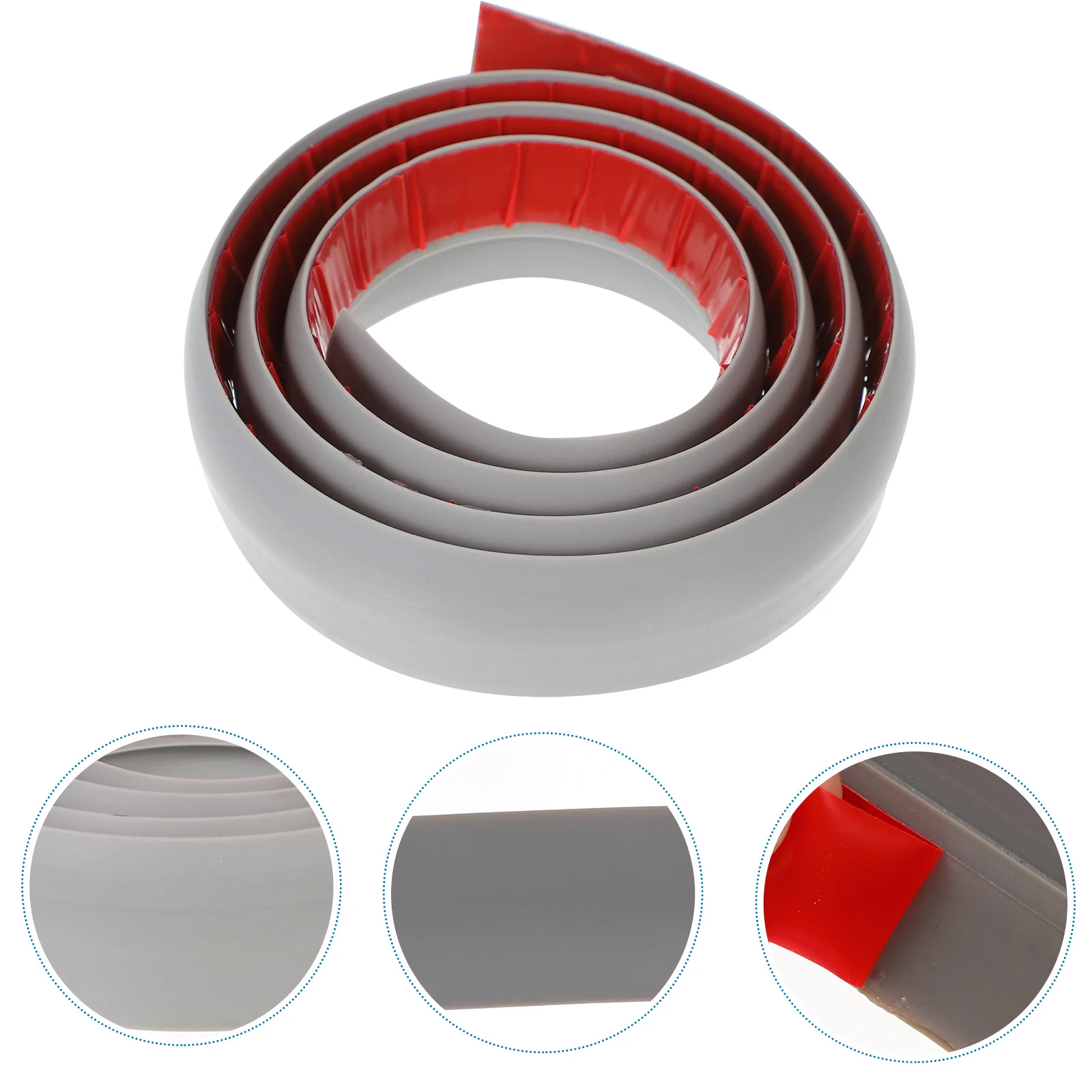 Bande de Transition de sol auto-adhésive en PVC, sans odeur, facile à coller pour tapis, bande de garniture de bordure de Transition, seuil de porte