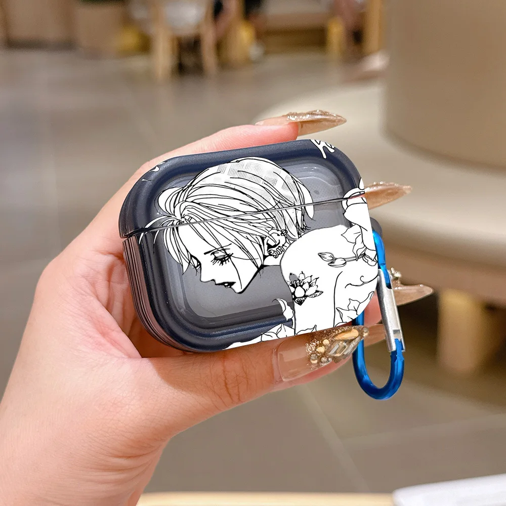 Anime N-NANA Translucent Silicone Case for Airpods 4 3 Pro 2 1