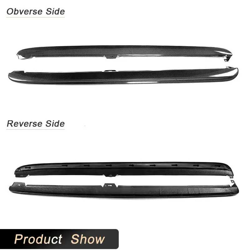 Carbon Fiber Car Side Skirts Extensions for VW Golf 6 MK6 GTI 2010 2011 2012 2013 Racing Side Door Bumper Apron Lip Body Kits
