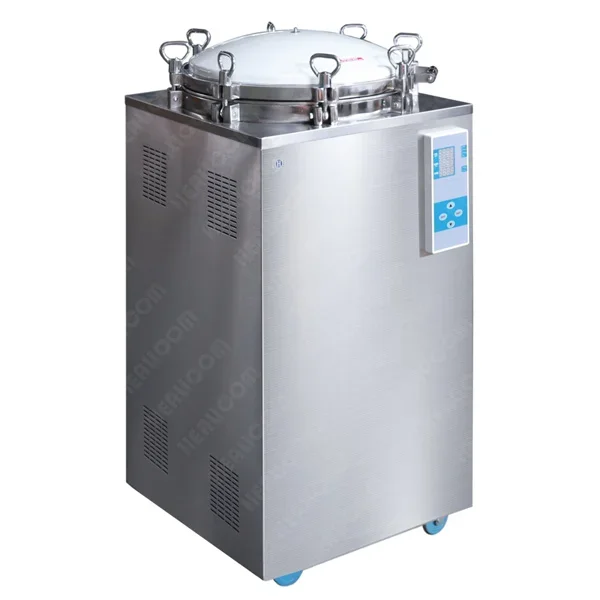 

Hot Sale Medical 35 50 75 100 120 150 Liters Digital Automatic Vertical Autoclave Price