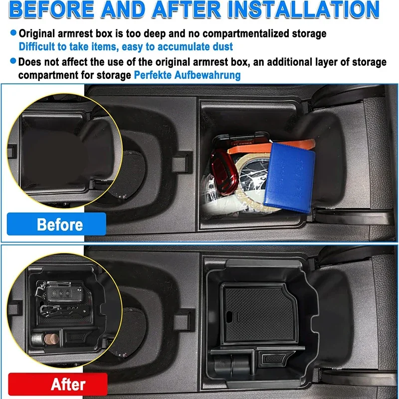 For Honda Acura Integra 2023 2024 and Civic 11th Gen 2022 2023 2024 Hatchback Manual Accessories Center Console Tray Organizer view 3