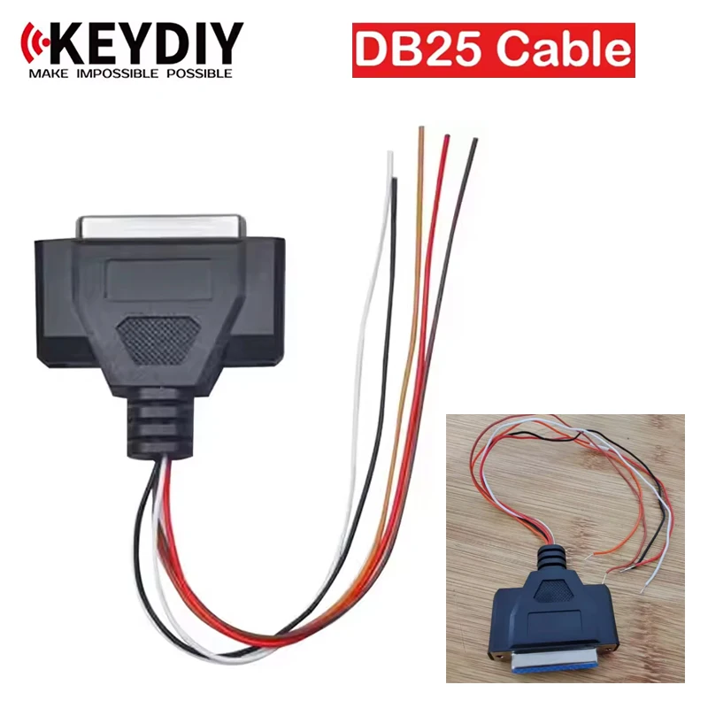 KEYDIY DB25 Key Programming Cable Exclusive For KD-X4 Work on BDC2/ BDC3/ BCP/ LCD For VW 5C 5D Key Auto Electric System Adapter