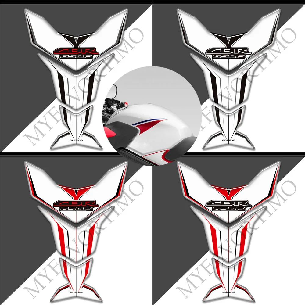 For Honda CBR 650 F 650F CBR650F Fireblade HRC Motorcycle 3D Stickers Decals Gas Fuel Oil Kit Knee Fender Tank Pad Protection