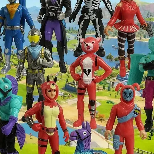 Набор из 12 фигурок Fortnite: игровые фигурки, аниме-модели из ПВХ, милые игрушки для декора комнаты, косплей-фигурки, подарки на день рождения