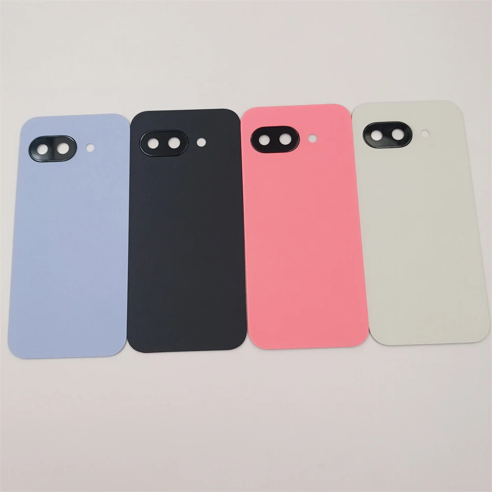 Back Battery Cover For Google Pixel 9A 9 A GXQ96 GTF7P Glass Rear Housing Case Replacement Parts With Camera Lens