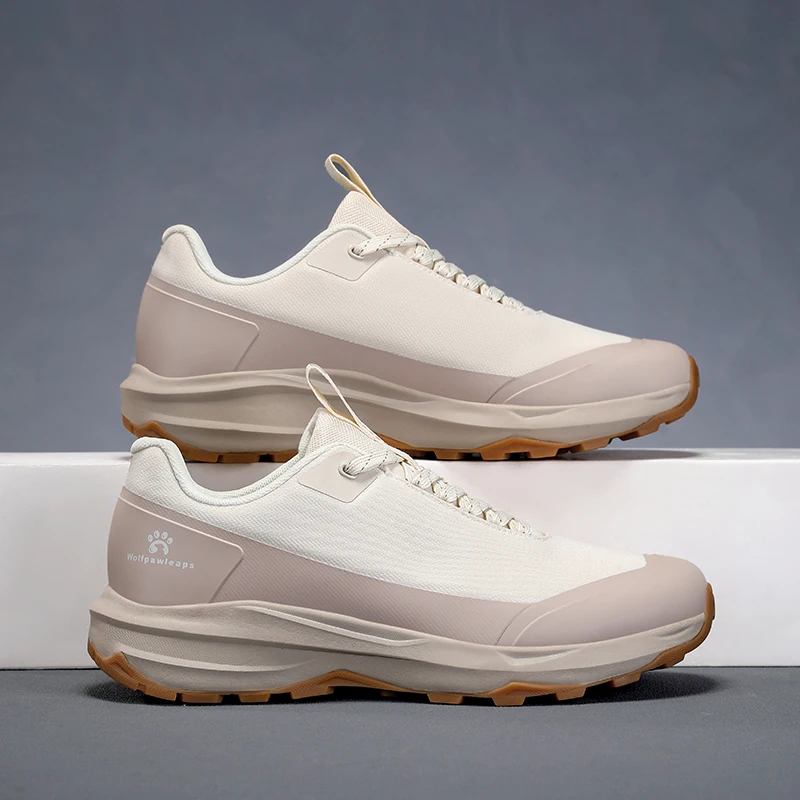 

Brand Comfortable Anti Slip Mountain Climbing Footwear Top Quality Wearable Trekking Sneaker Designer Walking Jogging Shoe36-44