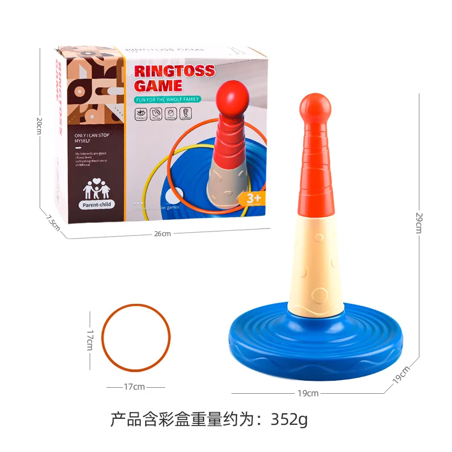 5pcs แหวนพลาสติกเกมเด็กแหวน Toss บูธ Carnival Garden Backyard กีฬากลางแจ้งของเล่นโยนความเร็ว Agility การฝึกอบรมเกม