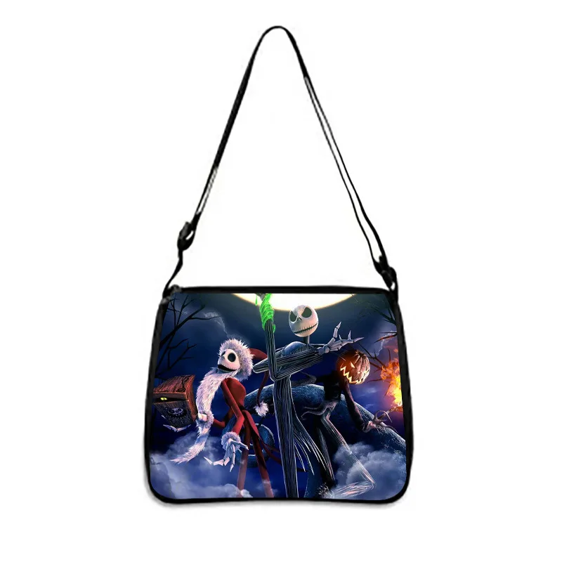 Disney The Nightmare Before Christmas borsa a tracolla per donna Jack Skellington Cartoon Pattern borsa ascellare borse a tracolla per ragazze