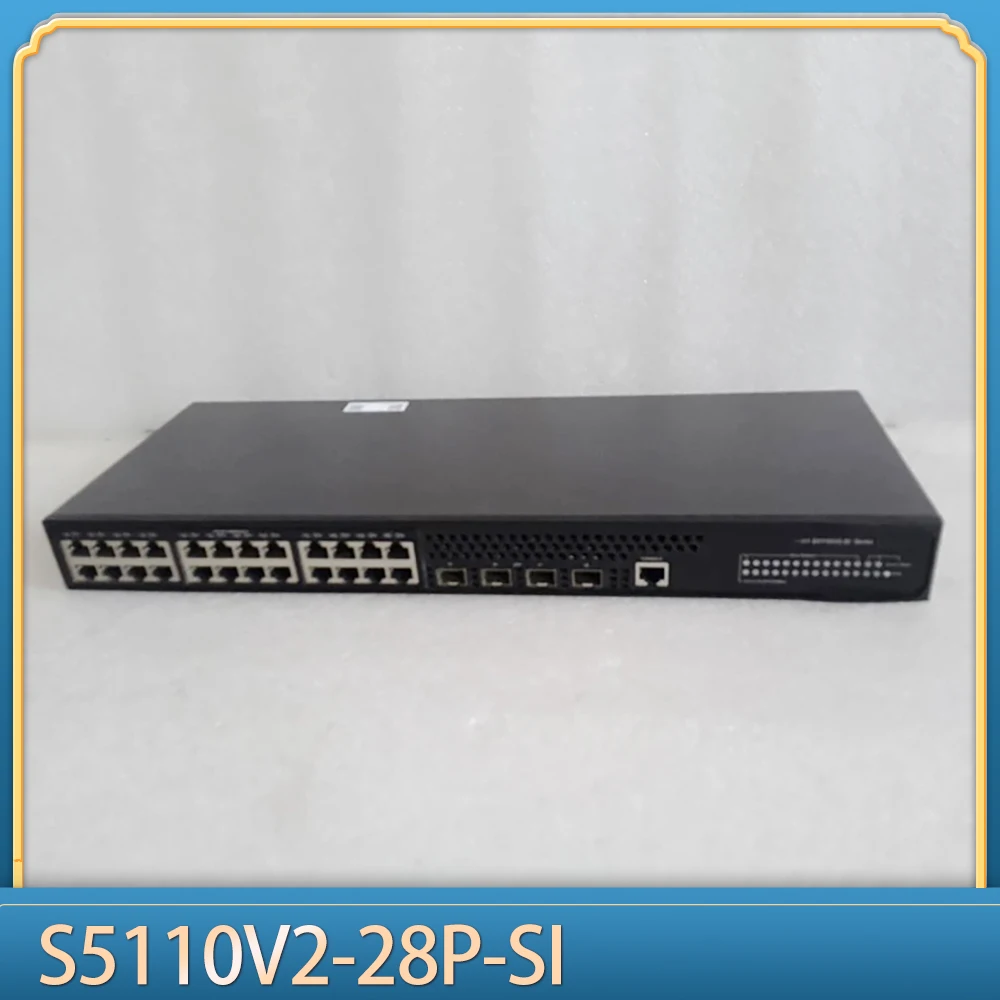 For H3C 24 Gigabit Electricity 4 Gigabit Optical Layer 2 Network Management Switch S5110V2-28P-SI