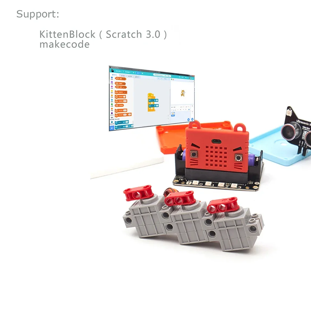 Geekservo โปรแกรม Servo 270 องศาสําหรับ Microbit สมาร์ทรถ 3-5V พวงมาลัยเกียร์รุ่นสําหรับของเล่นเพื่อการศึกษาเด็ก Legoeds