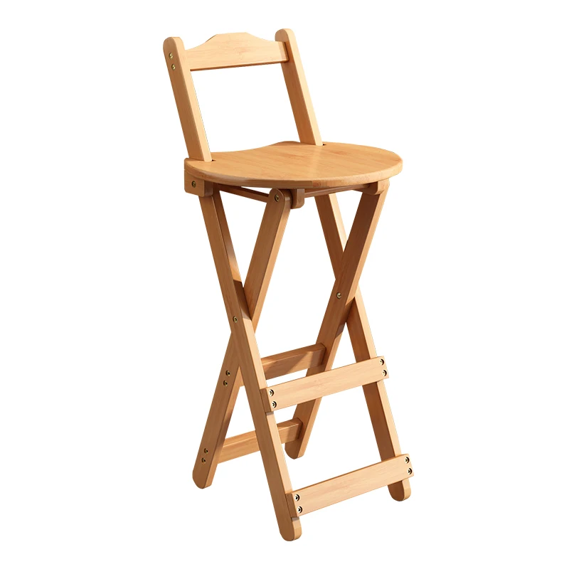 

Настраиваемый эргономичный барный стул для женщин, деревянный стул Japanese Villa Comodo, винтажные барные стулья