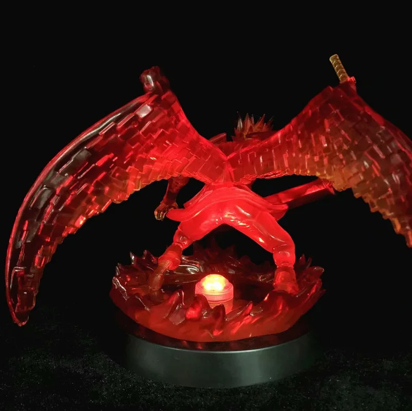 21 cm Naruto Susanoo GK Figur Cartoon Anime Statue Leuchtende Große Größe Schreibtisch Dekoration Modell Sammeln Ornamente Spielzeug Geschenke