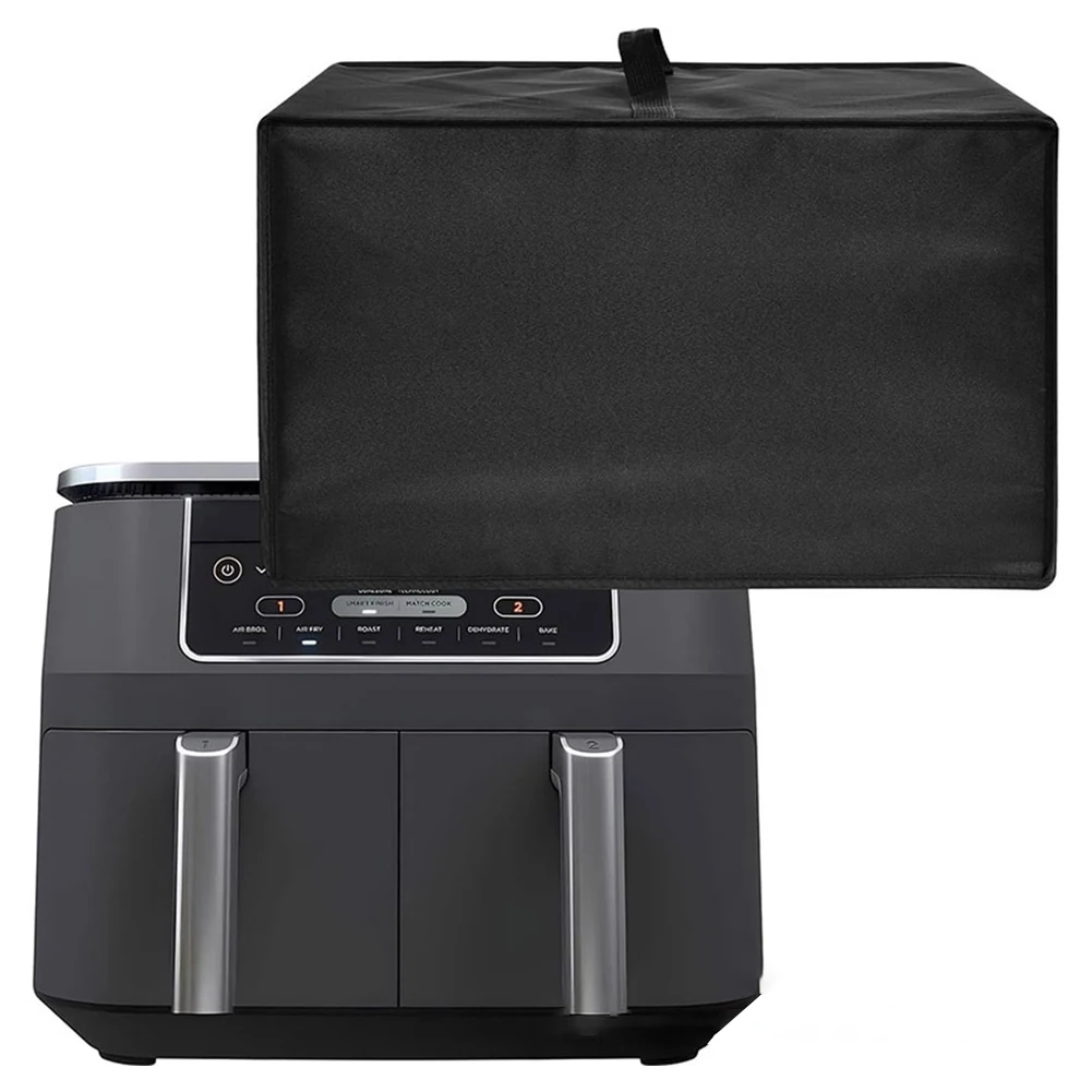 Custom Fit Water Resistant Air Fryer Dust Cover Made of Strong 600D Nylon Protects Your Kitchen Appliance Effectively