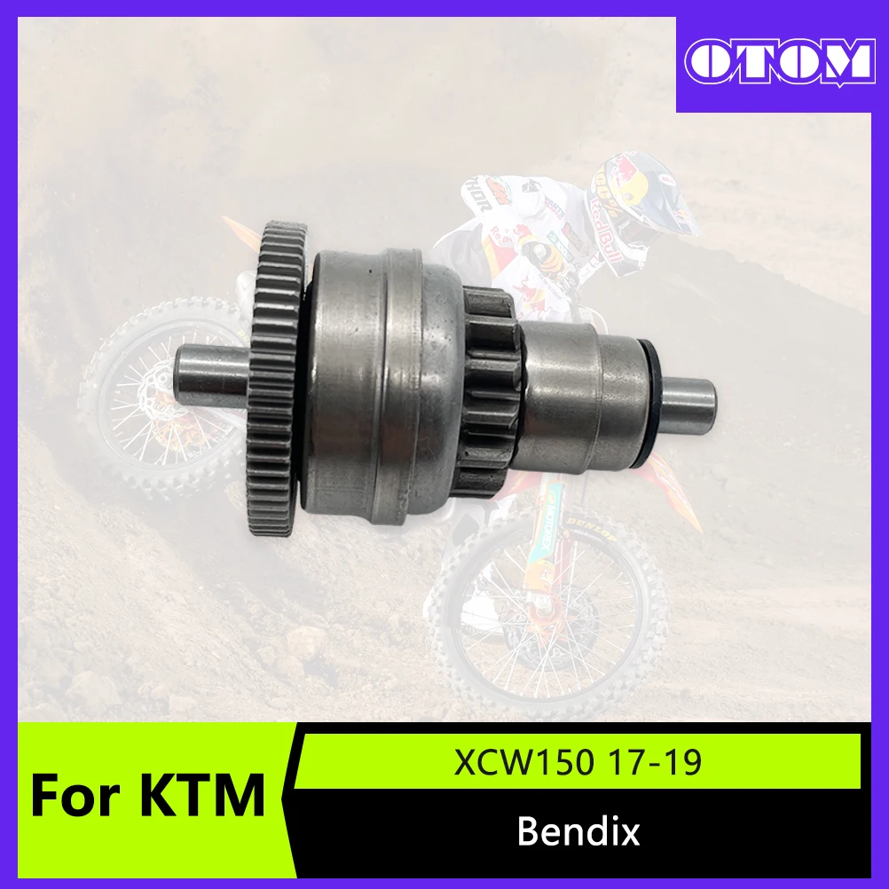 Unidade de arranque de motocicleta otom bendix para ktm xc xcw exc 125 150 husqvarna te150i 2017-2020 unidade bendix off-road