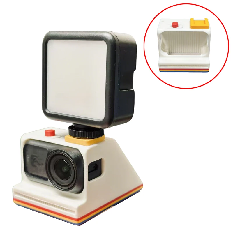 1PCS 3D Printing Protective Cover Handheld Waist-Level Viewfinder Street Photography Accessories for DJI Osmo Nano Action Camera