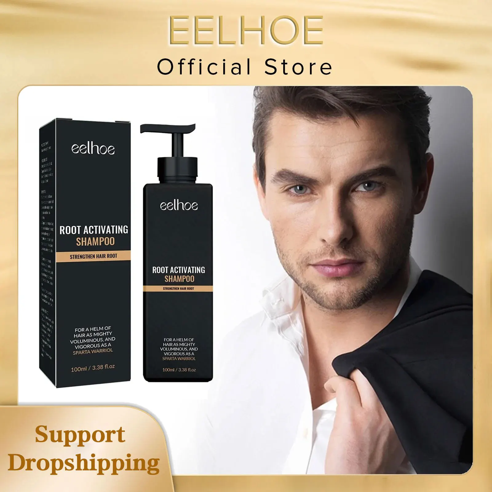 

EELHOE Hair Thickening Shampoo Regrowth Treatment Anti Hairs Loss Strengthen Nourishing Roots Oil Control Hair Growth Shampoo