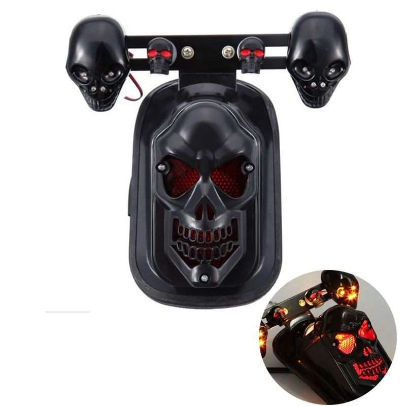 

Motorcycle Integrated Brake Rear Stop Tail Turn Signal Blinker Indicator Light For Harley Sportster Dyna Glide Custom Bobber