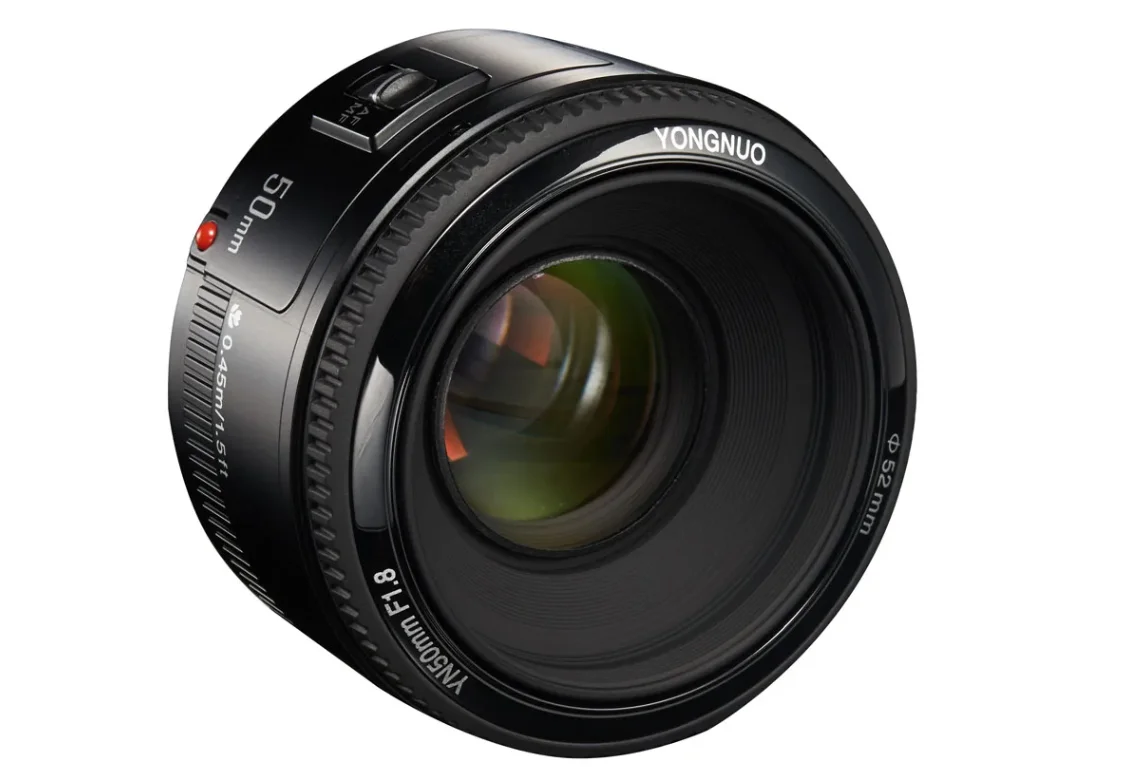 For Canon EF Camera Lens YONGNUO YN 50 mm F1.8 MF YN 50mm F/1.8 AF Lens Aperture Focus for CANON D5300 D5200 DSLR Cameras - Image 4