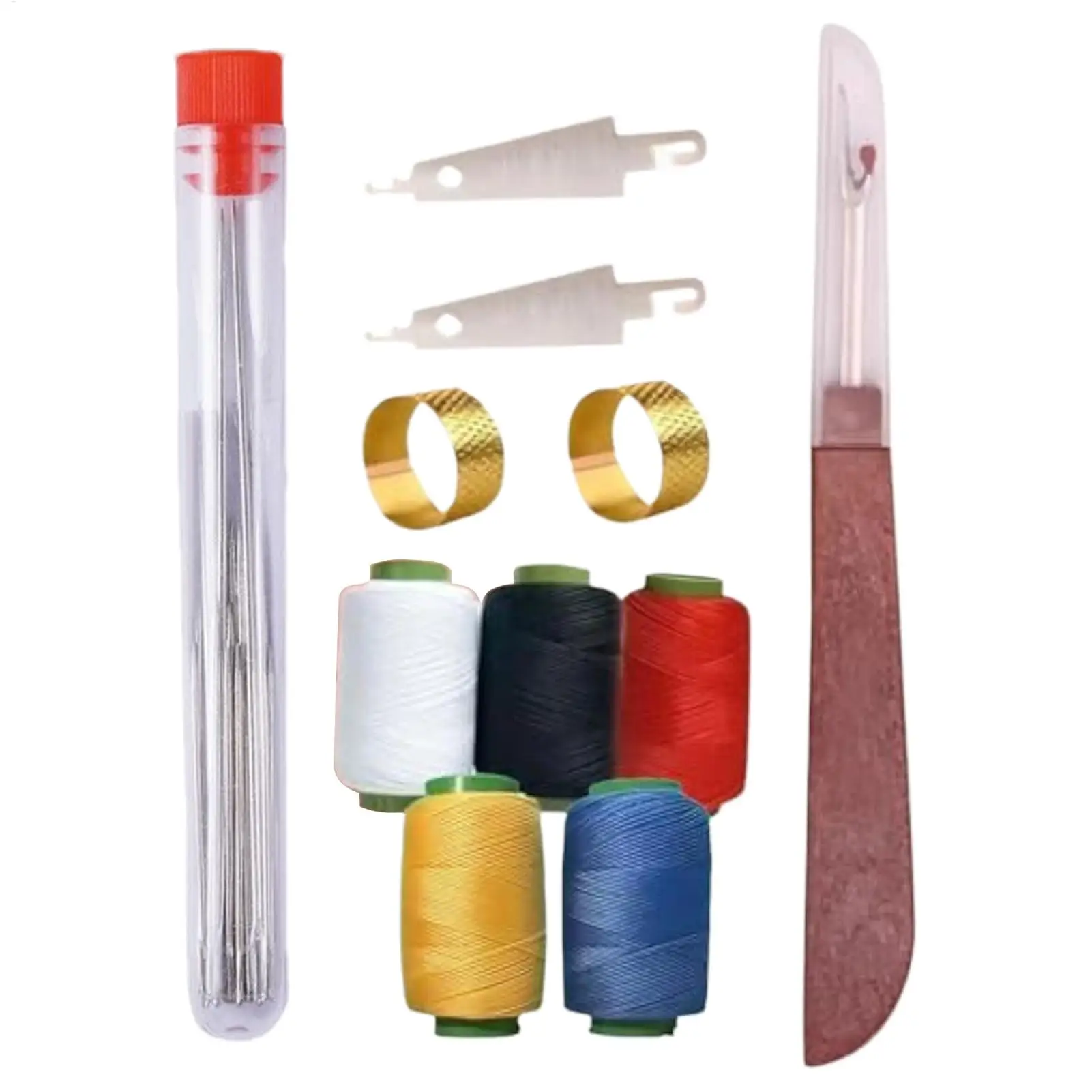 36-teiliges Sticknadel-Nähwerkzeug-Set, Stahlnadeln mit Faden für Anfänger, Familienkleidung, Reparatur, DIY-Bastelzubehör