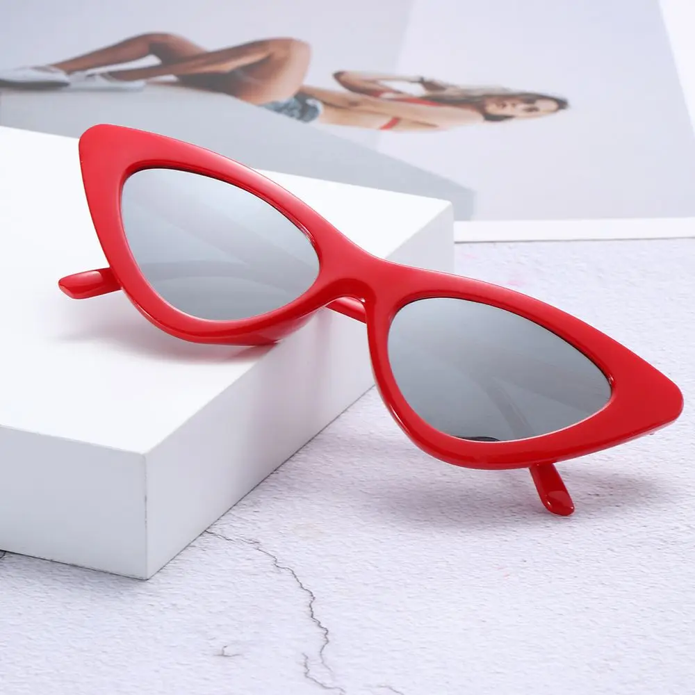 Fashion UV400 Eyewear Female Shades Vintage Small Triangle Sunglasses Sexy Retro Sunglasses