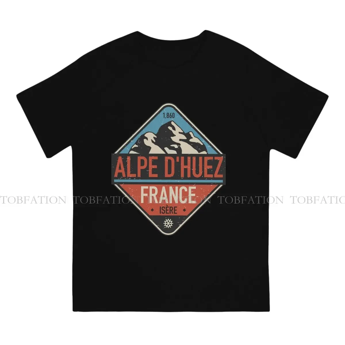 Alpe D Huez France Unique TShirt Down Hill Downhill Extreme Sports Comfortable Hip Hop Graphic  T Shirt Stuff Hot Sale