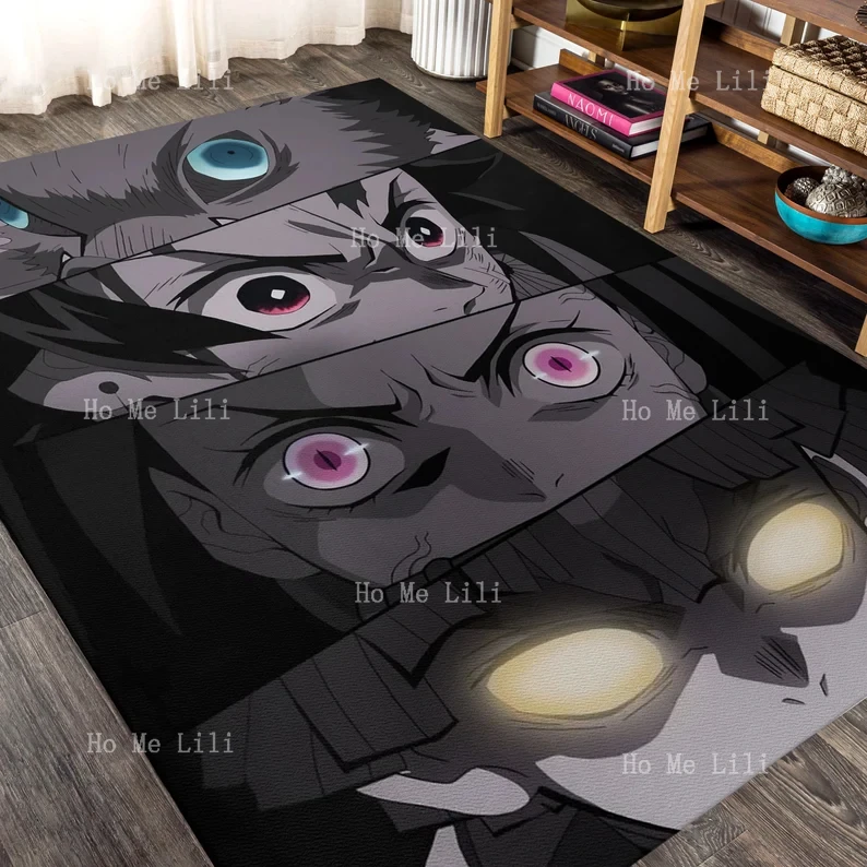 Anime Area Rug Gift For Anime Lovers Fan Rug Eyes Mat