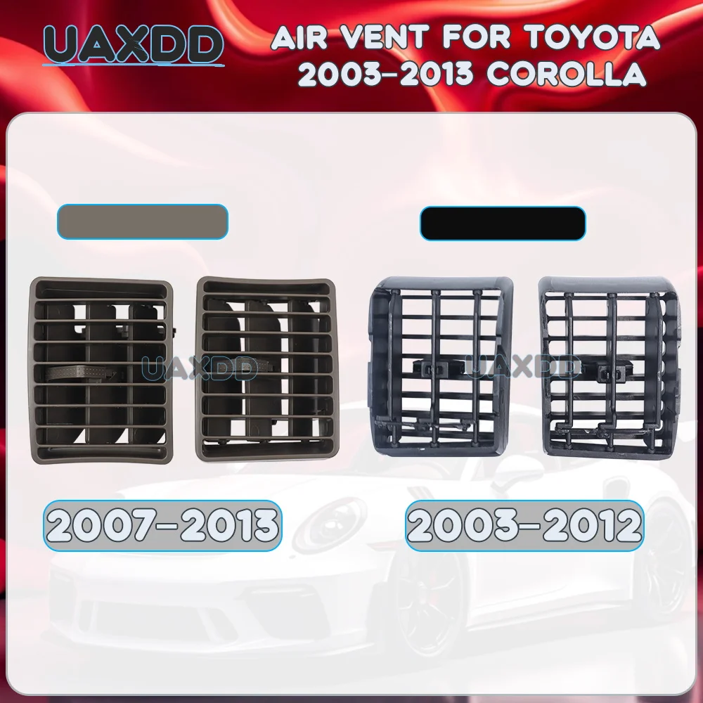 Lüftungsgitter für Toyota 2003-2012 2007-2013 COROLLA Auto Klimaanlage Innenraum AC-Zubehör A/C-Gitter Armaturenbrett-Panel Auslass-Kit