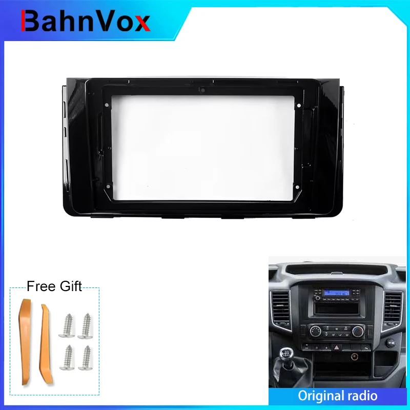 9 inch Android Car Radio frame for Hyundai Solati H350 2016 2din Stereo GPS Fascia bezel Panel Adapter wire harness