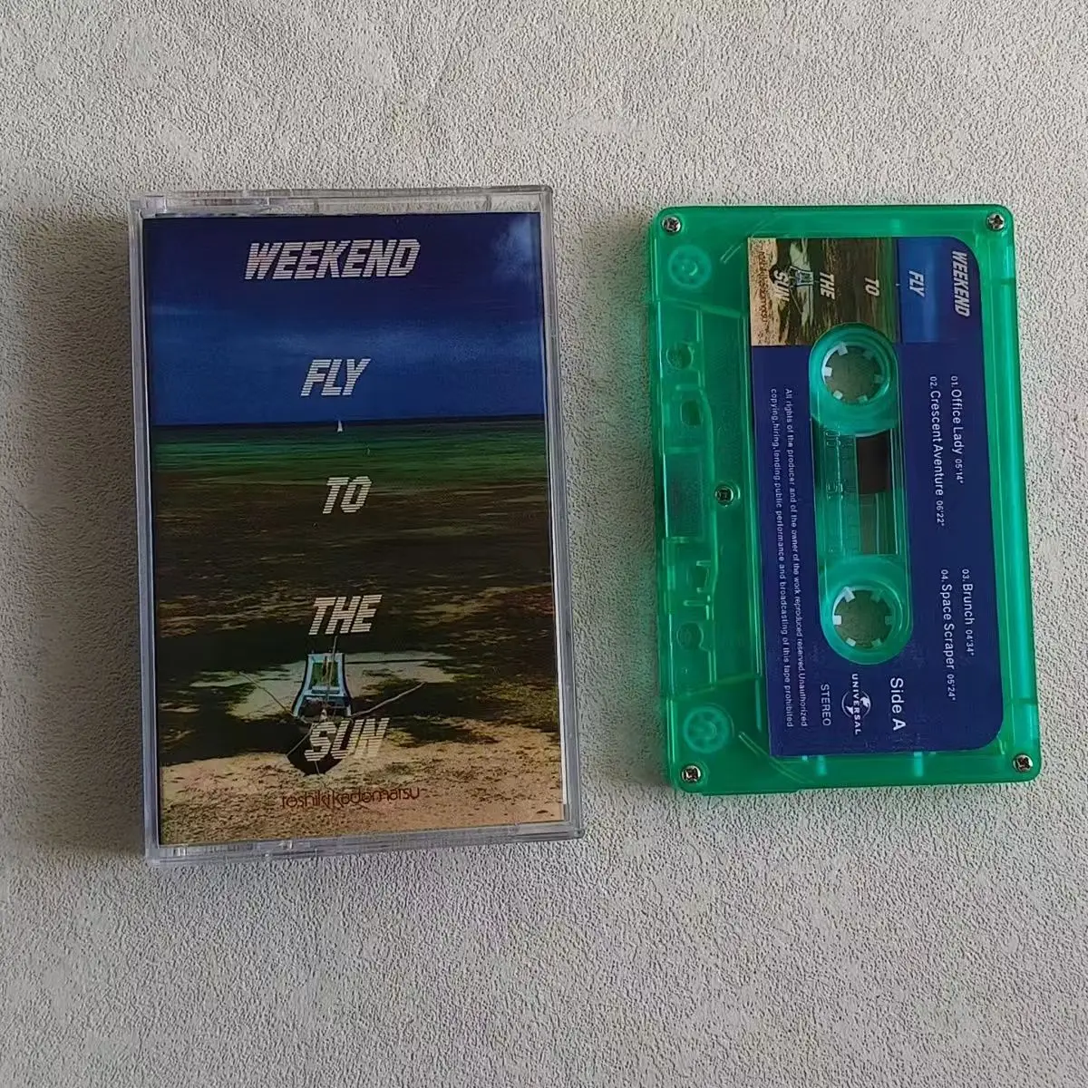 R&B Toshiki Kadomatsu Music Tape WEEKEND FLY TO THE SUN Album Cassettes Cosplay Walkman Recorder Car Soundtracks Box Collection