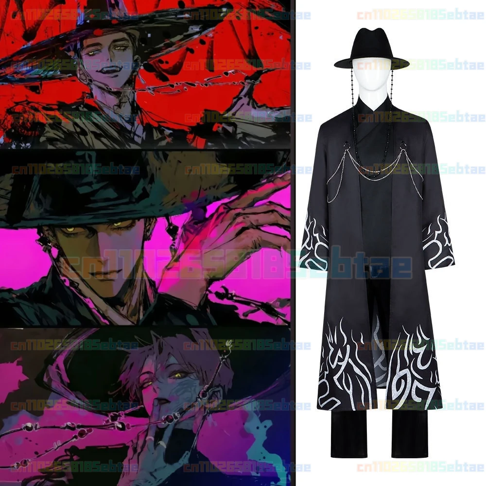 

KPOP Demon Hunter of KPop Saja Boys Jinu Cosplay Singing Suit Cartoon Costume Boys Fantasy Halloween Carnival Party Clothes