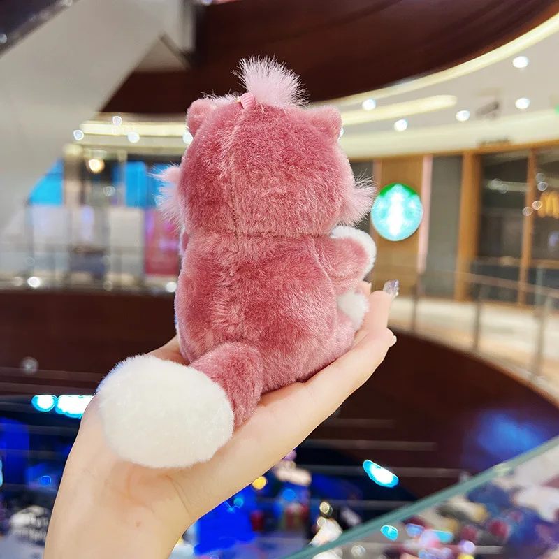 12 cm 4 Farben Schöne Luzifer Plüsch schlüsselbund Puppe Kawaii Tasche Anhänger Plüsch Stofftier Rucksack Anhänger Geburtstag Geschenk für Childre