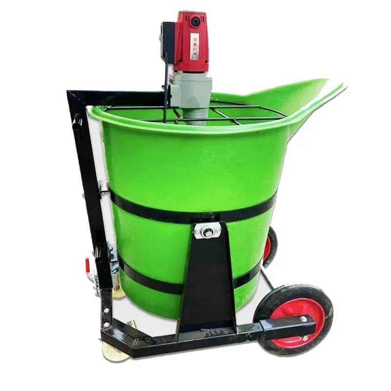 

Household small cement mixer duckbill plastic mixing bucket electric grout mixer