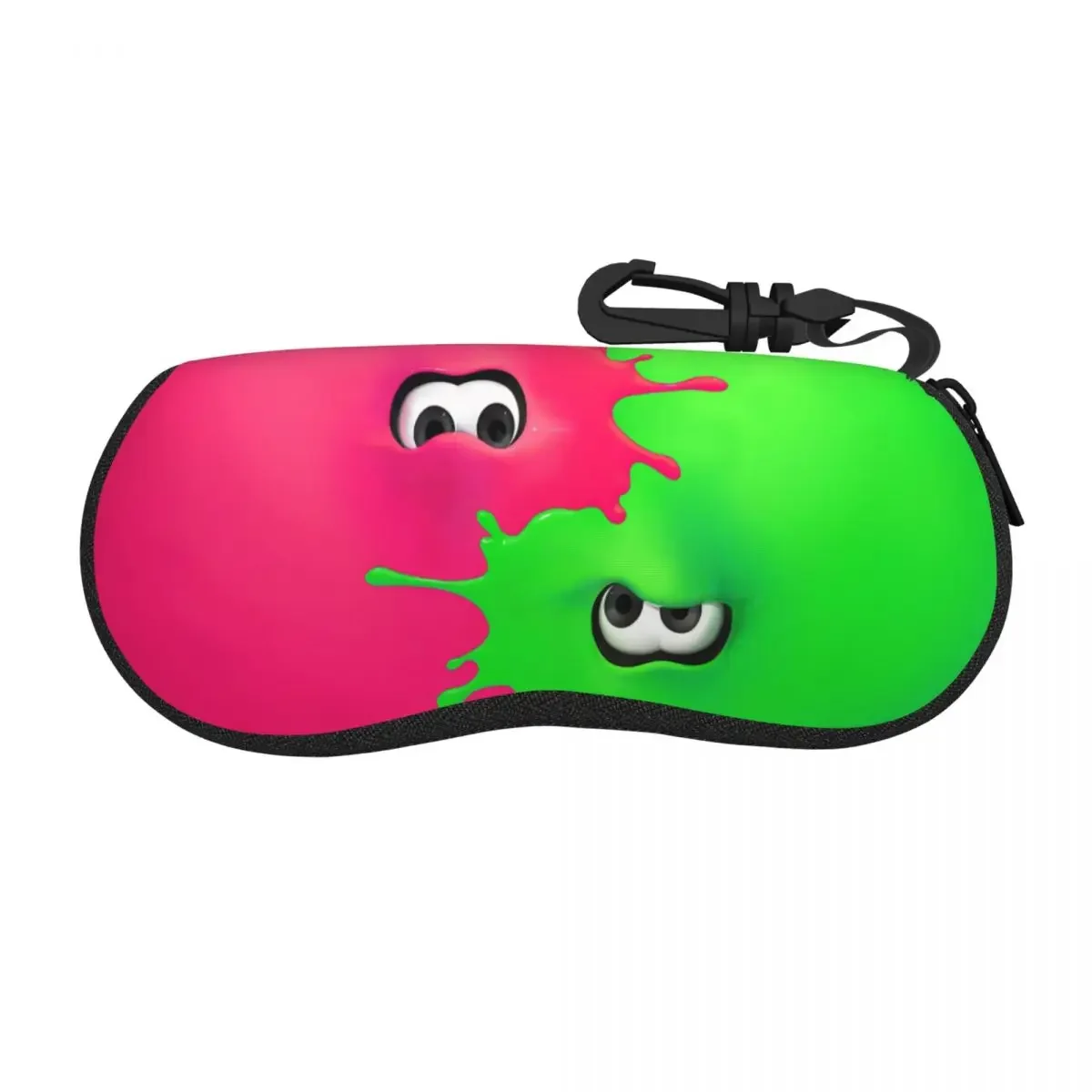 Pink Green Splatoon Octopus Glasses Case Printing Accessories Game Graffiti Eyewear Storage Box Charming Eye Contacts Case