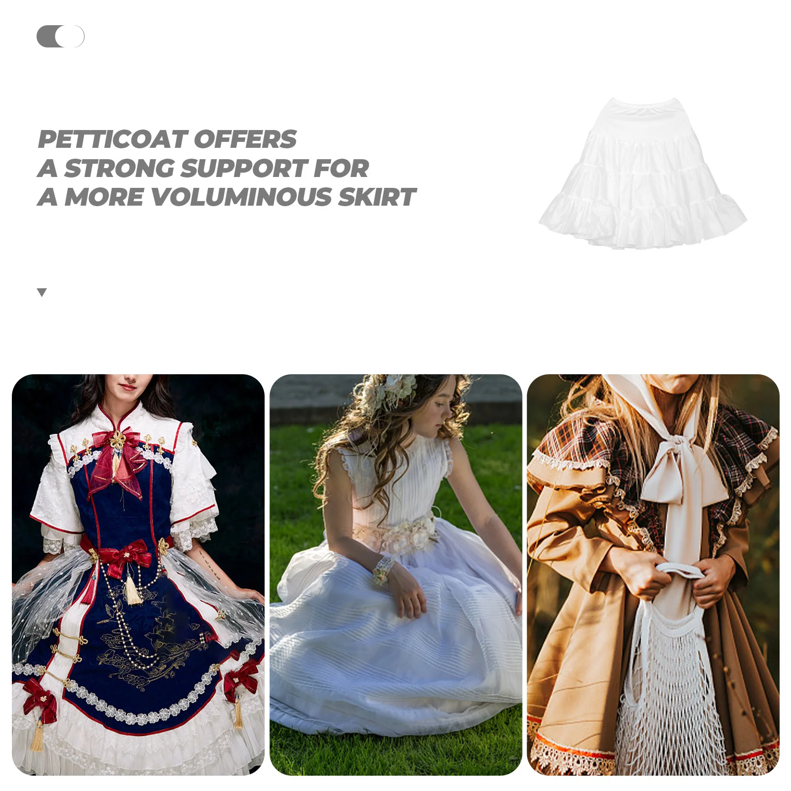 

1pcs Waist Tulle Underskirt For Wedding Dress Gown Bridal Petticoat Petticoats For Women Women Floor Length