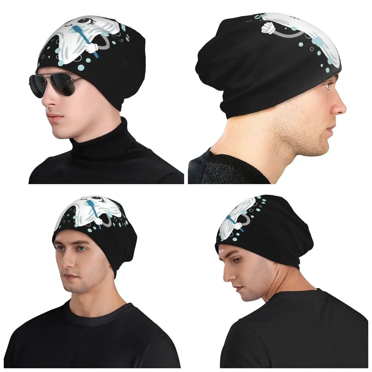

Dentist Tooth Teeth Unisex Adult Beanies Caps Knitted Bonnet Hat Warm Fashion Autumn Winter Outdoor Skullies Hats